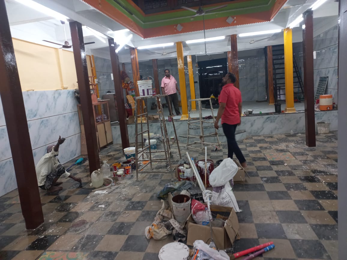 स्वामी मठाची रंगकाम